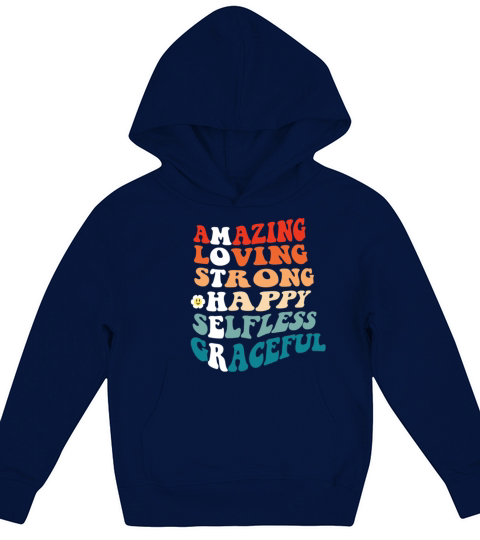 Mothers Day - Vintage MOTHER Acronym Meaning Kids Hoodie