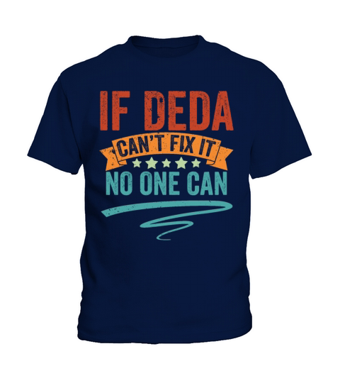 Vintage If Deda Cant Fix It No One Can Srbija Kids T-Shirt