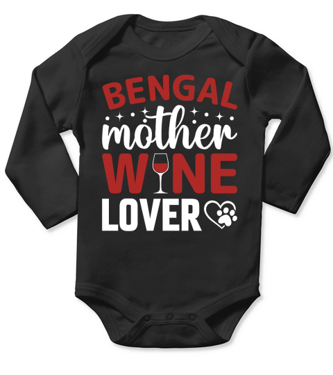 Bengal Mother Wine Lover Long Sleeve Baby One-Piece