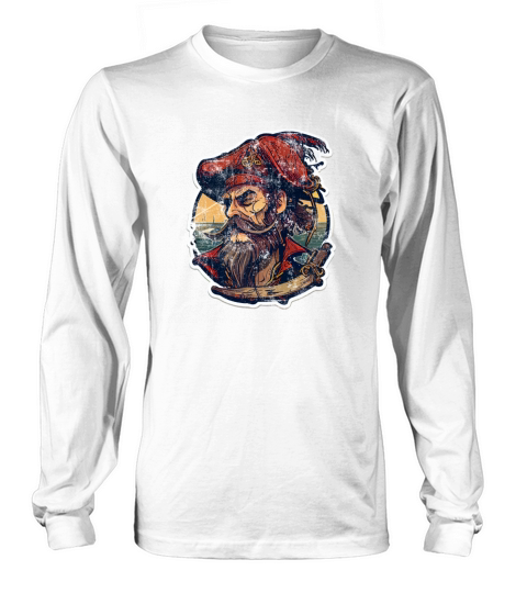 Retro Pirate Long sleeved Unisex