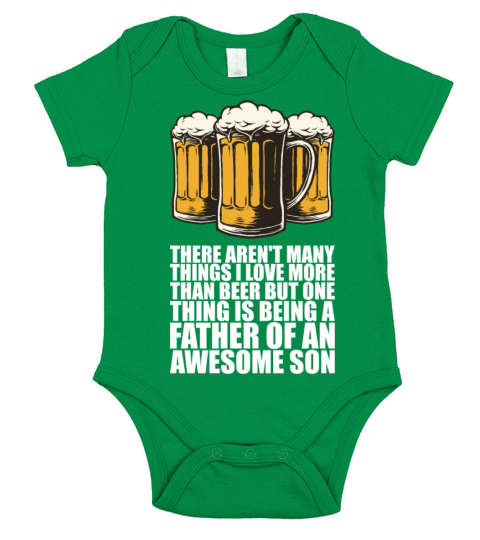 There arent many things i love more than beer Short Sleeve Baby One-Piece