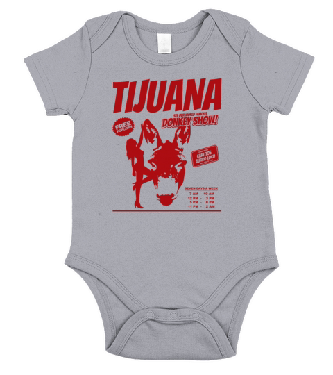 Tijuana Donkey Show Urban Legend Short Sleeve Baby One-Piece