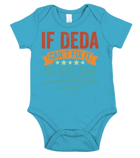Vintage If Deda Cant Fix It No One Can Srbija Short Sleeve Baby One-Piece