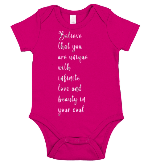 you Are unique Short Sleeve Baby One-Piece
