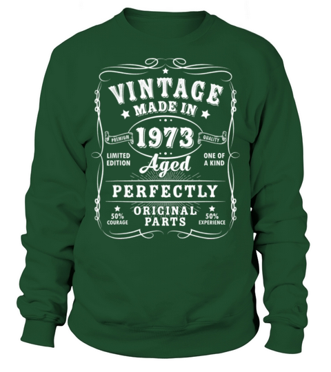 Vintage 50th Birthday Decorations Funny 1973 50th Sweatshirt Unisex