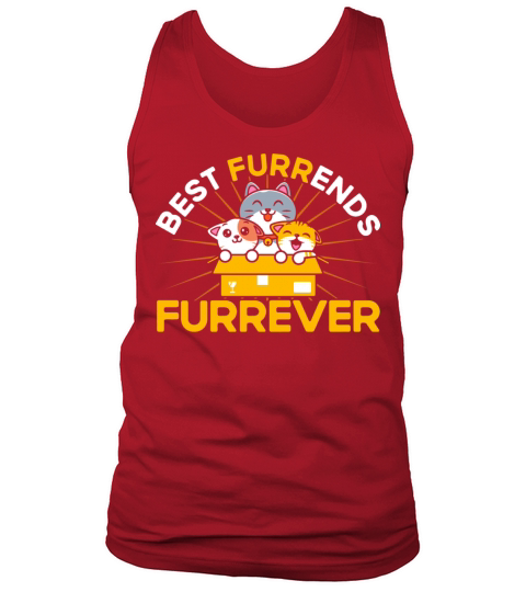 Best Furrends Furrever Kitten Quotes Cat Lover Gif Tank Top Unisex
