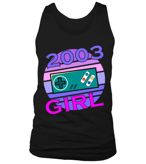 Gamer Girl 20th Birthday April Vintage 2003 Tank Top Unisex