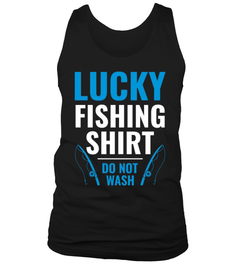 Lucky Fishing Shirt for Fish Hunter and Fisherman Tank Top Unisex