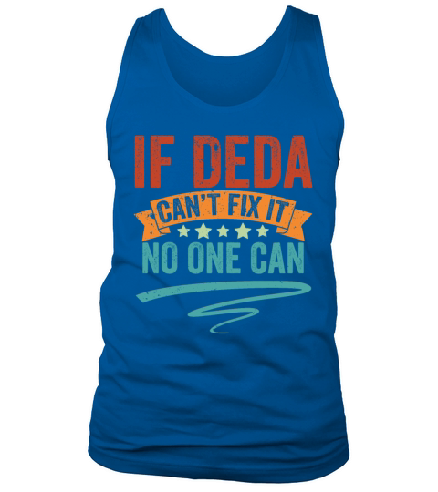 Vintage If Deda Cant Fix It No One Can Srbija Tank Top Unisex