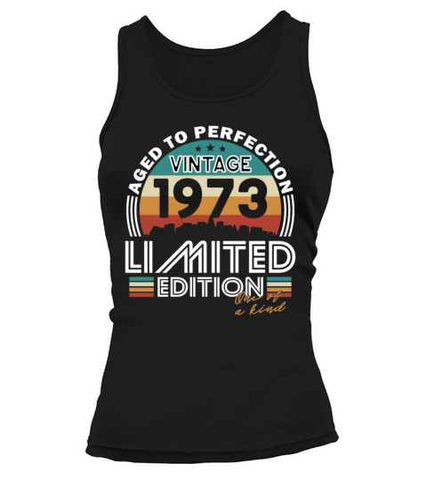 50th birthday vintage 1973 born in 1973 Tank top Woman