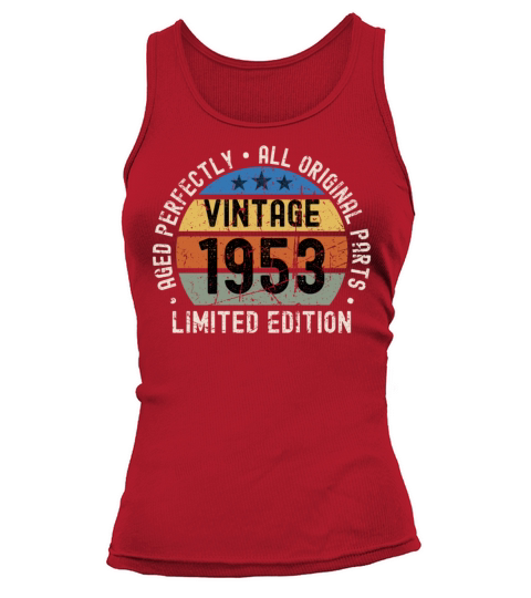 70th Birthday Vintage 1953 Tank top Woman