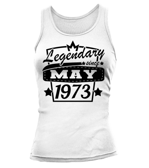 May 1973 Retro Birthday Tank top Woman