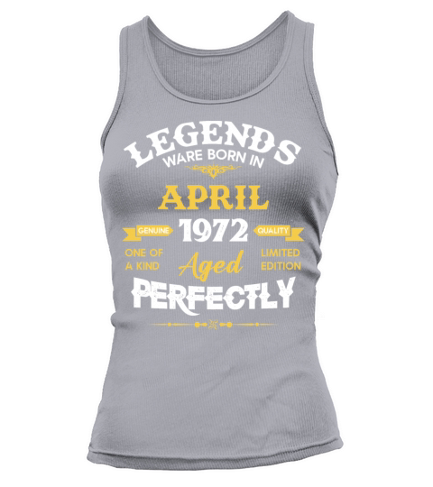 Vintage Aged To Perfection April 1972 Tank top Woman