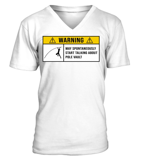 Awesome Pole Vault saying V-Neck T-shirt