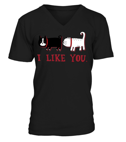 I like you V-Neck T-shirt