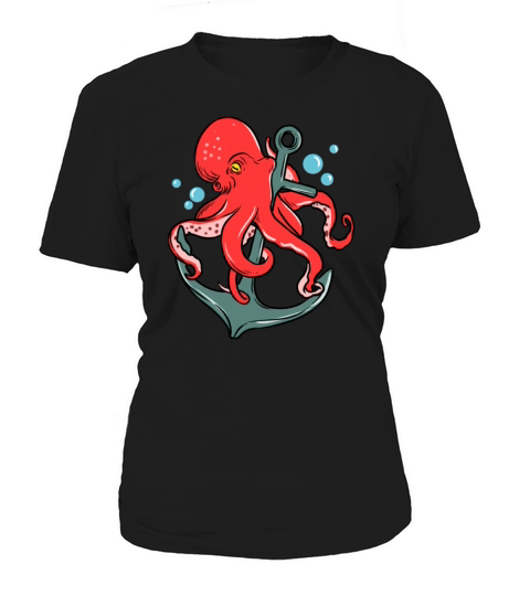 Octopus Anchor for Octopus Lover Women's T-Shirt