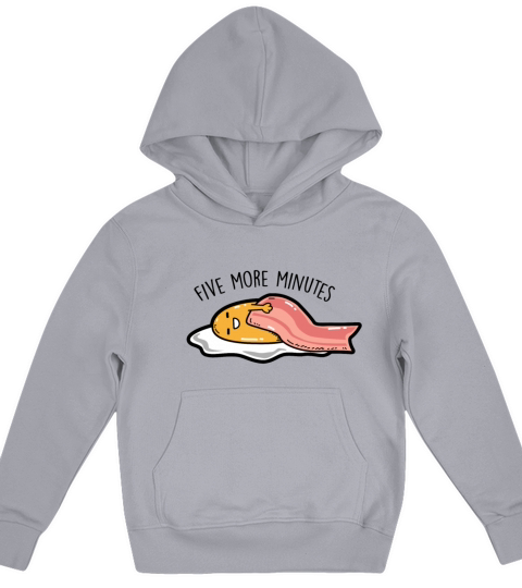 Fried egg - Five more minutes Kids Hoodie