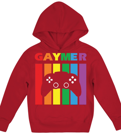 Gay Computer Gaymer Geek Pride Kids Hoodie