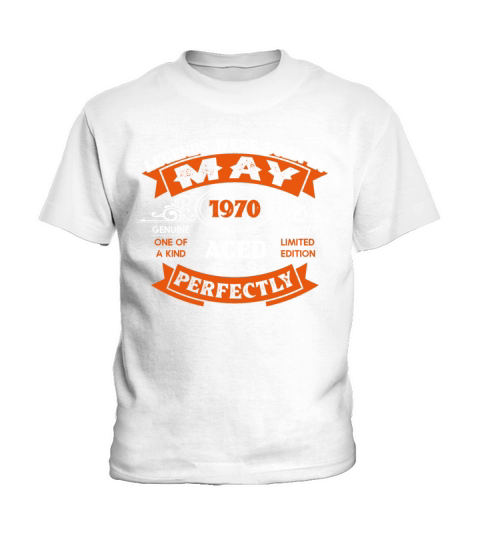 Legends Were Born In May 1970 Birthday Kids T-Shirt