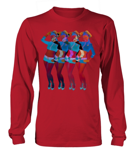 women pin up vintage souvenir reminder Long sleeved Unisex