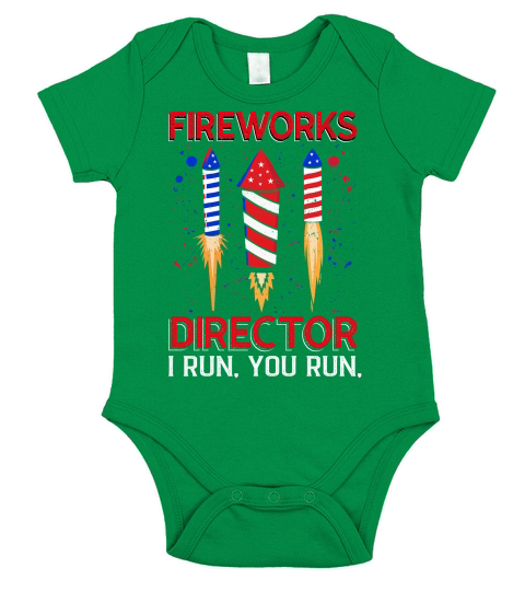 Fireworks Director I Run You Short Sleeve Baby One-Piece