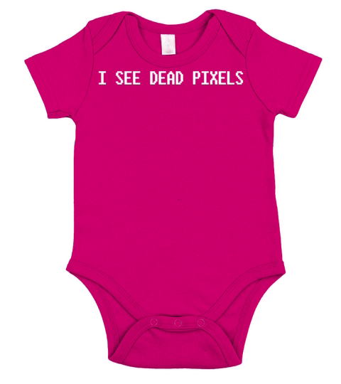 I See Dead Pixels Short Sleeve Baby One-Piece