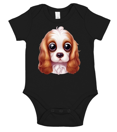 Tailent-ed Clumber Spaniel Short Sleeve Baby One-Piece