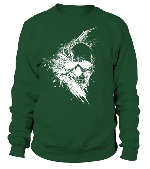 Vintage Grinning Tattoo Skull Sweatshirt Unisex