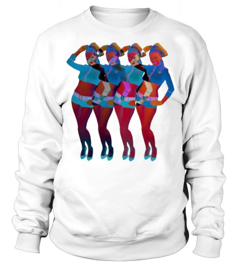 women pin up vintage souvenir reminder Sweatshirt Unisex