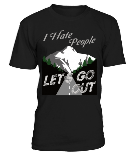 Camping Camper I Hate People Vintage T-Shirt Unisex