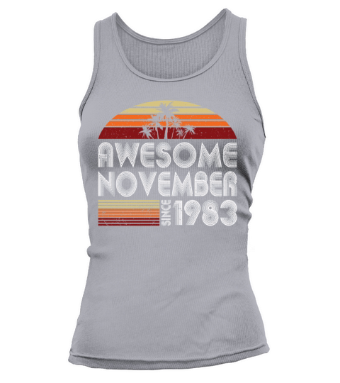 40th birthday november 1983 awesome since 1983 Tank top Woman