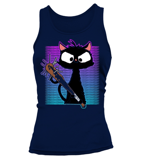 Halloween Retro Cat Vintage Cat Tank top Woman