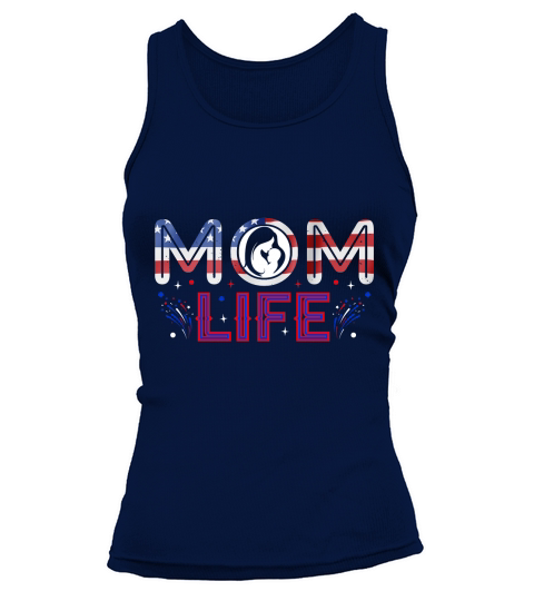 Mom Life 4th July Graphic Tank top Woman