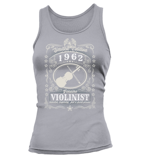 Vintage 1962 Violinist Birthday Gift Violin Player Tank top Woman