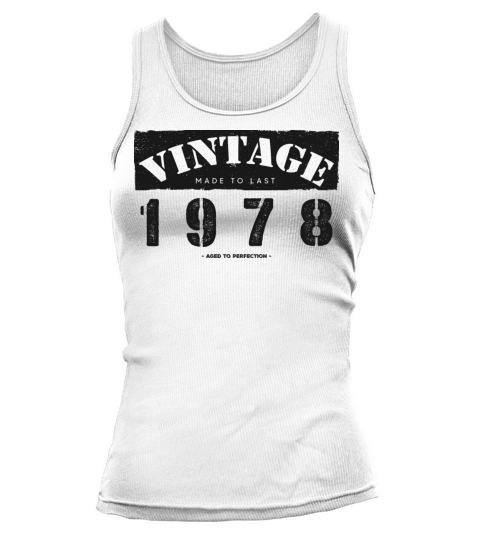 Vintage Classic 1978 45th Birthday - 45 Years Old Tank top Woman