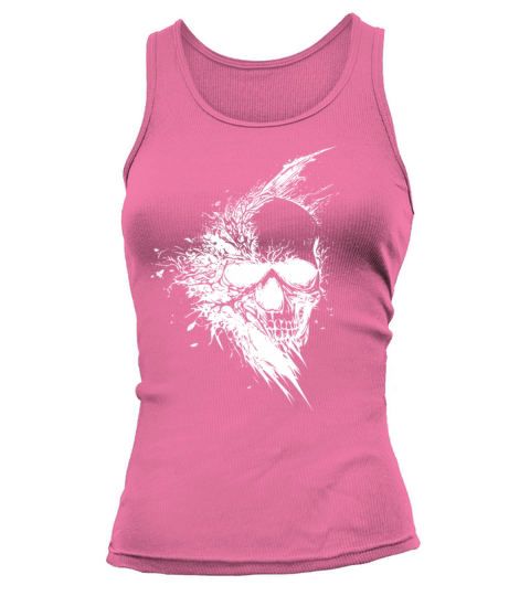 Vintage Grinning Tattoo Skull Tank top Woman