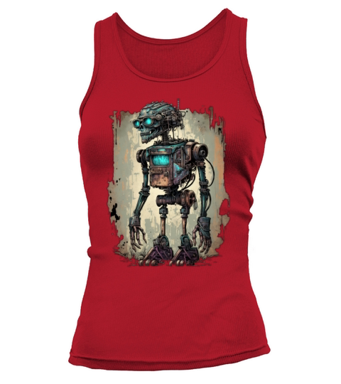 vintage robot Tank top Woman