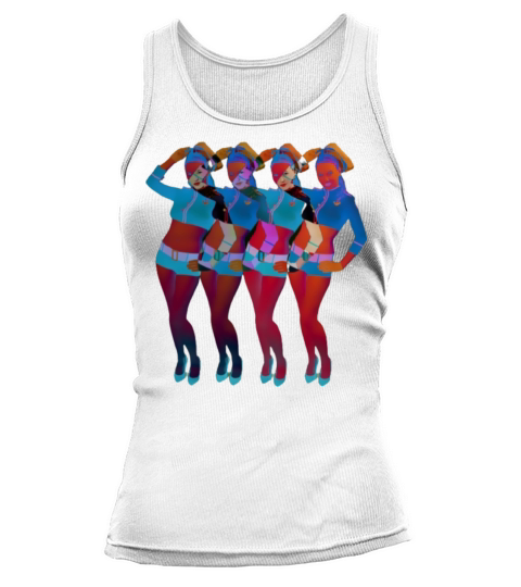 women pin up vintage souvenir reminder Tank top Woman