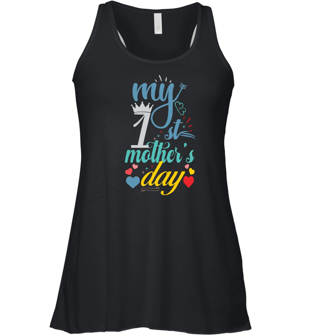 My 1st Mothers Day Women's Flowy Tank Top
