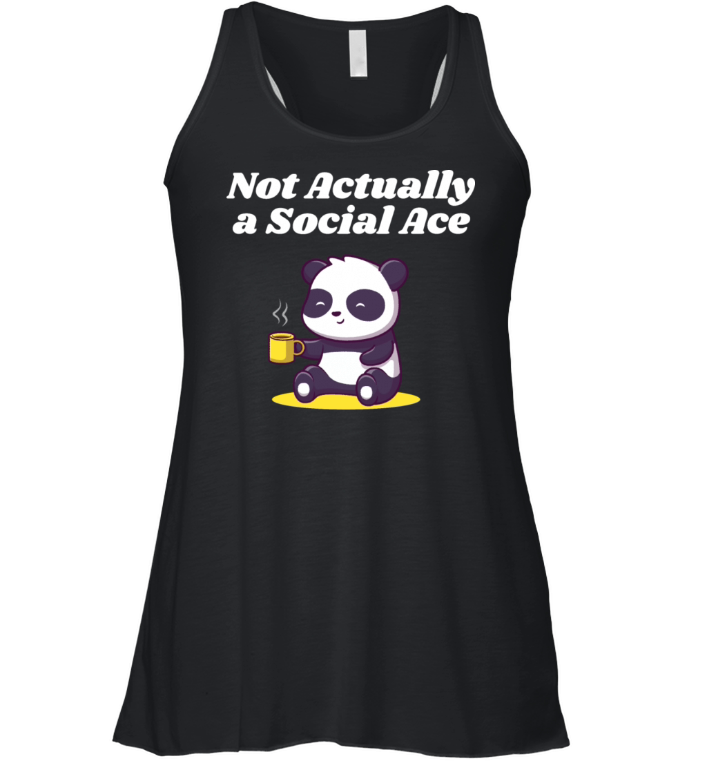 Not Actually a Social Ace Introvert Employee Antis Women's Flowy Tank Top