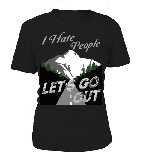 Camping Camper I Hate People Vintage Women&#039;s T-Shirt