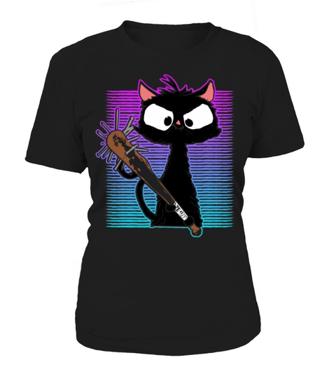 Halloween Retro Cat Vintage Cat Women's T-Shirt