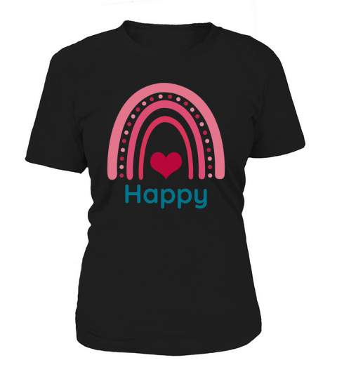 Happy Viva Magenta Boho Rainbow Women's T-Shirt