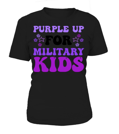 Purple Up For Military Kids Women's T-Shirt
