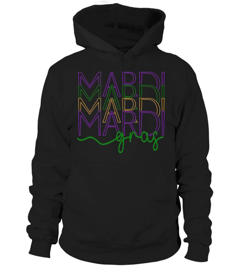 Vintage Mardi Gras Festival New Orlean Hoodie Unisex