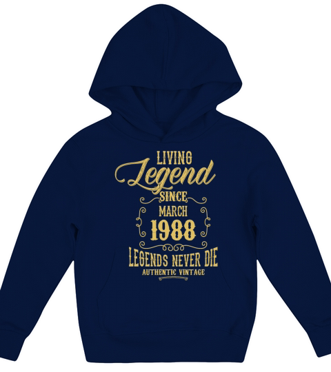 Living Legend since March 1988 Kids Hoodie