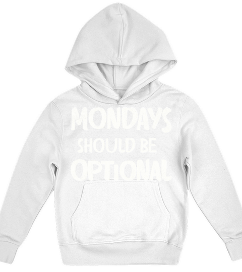 Monday should be optional vintage Kids Hoodie
