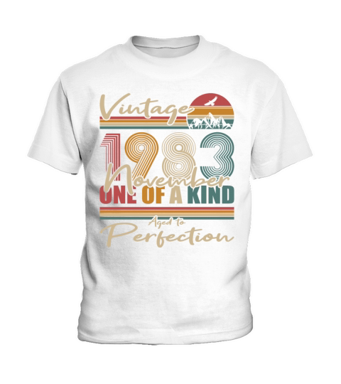 40th birthday november 1983 vintage 1983 Kids T-Shirt