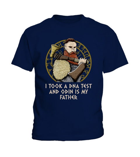 Odin Is My Father Mythology Humor Norse Sayings Kids T-Shirt