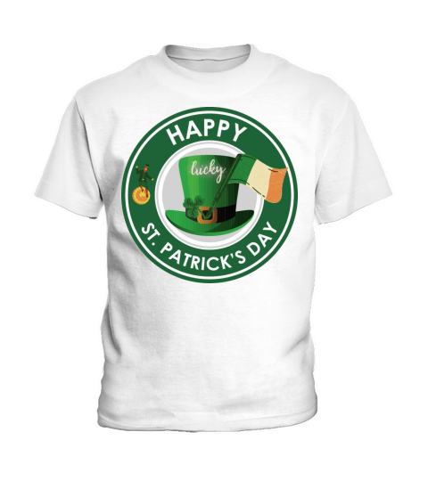 Retro vintage logo dedicated to Saint Patricks da Kids T-Shirt
